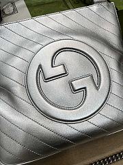 Gucci Blondie Tote Bag Silver Size 24 x 30 x 6 cm - 4