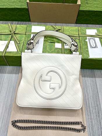 Gucci Blondie Tote Bag White Size 24 x 30 x 6 cm