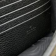 Gucci Interlocking G Leather Chain Wallet WOC Black Size 20 × 12 × 4 cm - 3