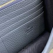 Gucci Interlocking G Leather Chain Wallet WOC Gray Size 20 × 12 × 4 cm - 4