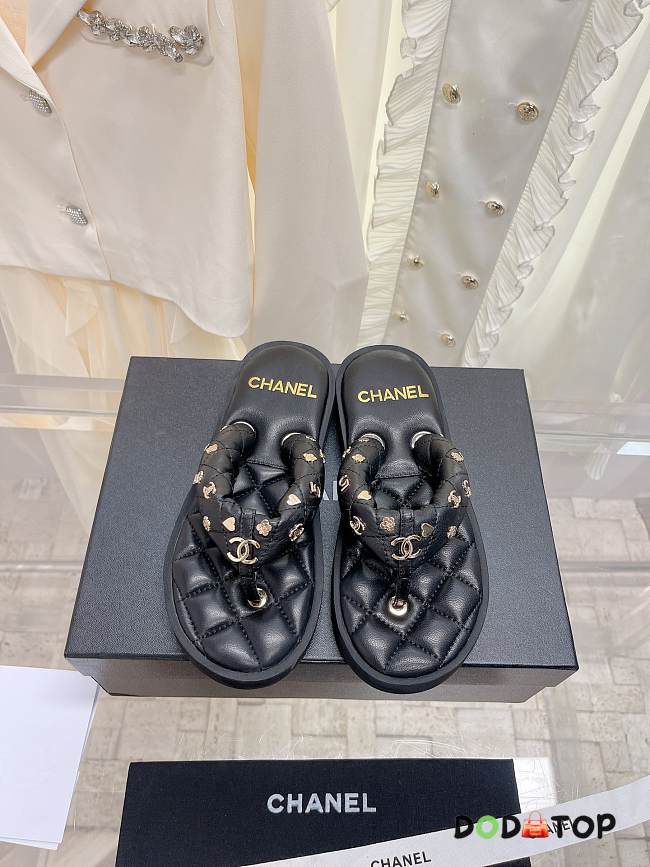 Chanel Black Sandals  - 1