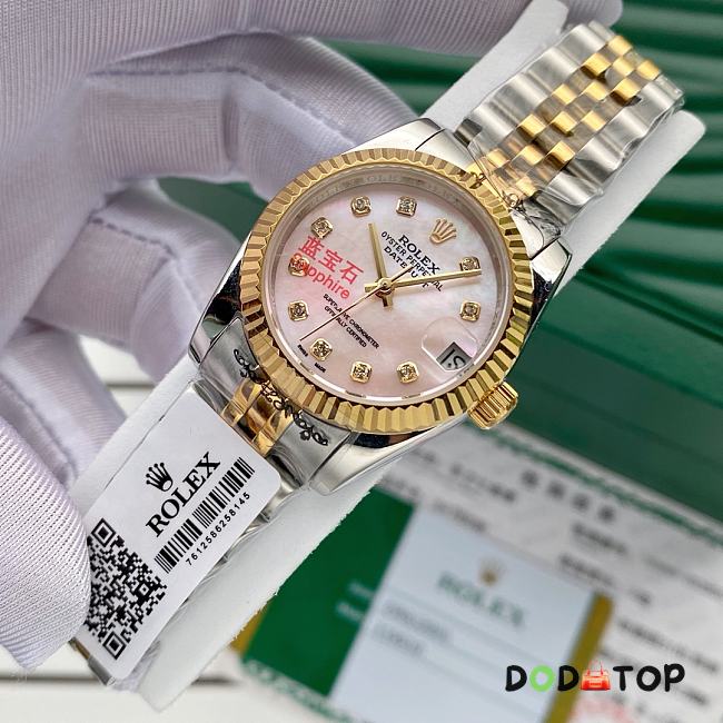 Rolex Shell Datejust Ladies Mechanical Watch 31 mm - 1