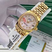 Rolex Shell Datejust Ladies Mechanical Watch 31 mm - 4