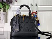 Louis Vuitton LV Alma Black Bag M91606 Size 23 x 17 x 11 cm - 1