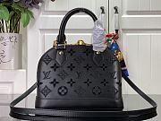 Louis Vuitton LV Alma Black Bag M91606 Size 23 x 17 x 11 cm - 4