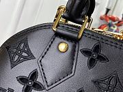 Louis Vuitton LV Alma Black Bag M91606 Size 23 x 17 x 11 cm - 2