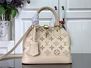 Louis Vuitton LV Alma Beige Bag M91606 Size 23 x 17 x 11 cm - 1