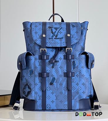 Louis Vuitton LV Christopher Medium Backpack M22636 Size 38 x 44 x 21 cm   - 1