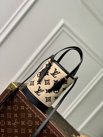 Louis Vuitton LV Nano Bucket Handbag M82418 Size 13 x 17 x 9 cm
