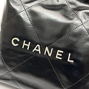 Chanel Garbage Black Bag Silver Hardware Blackpack Size 29 x 34 cm - 6