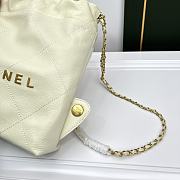 Chanel Garbage Bag Cream Backpack Size 29 x 34 cm - 6