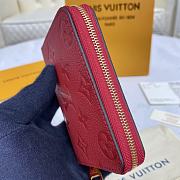 Louis Vuitton LV Zipper Coin Purse M60574 Red Size 11 x 8 cm - 3