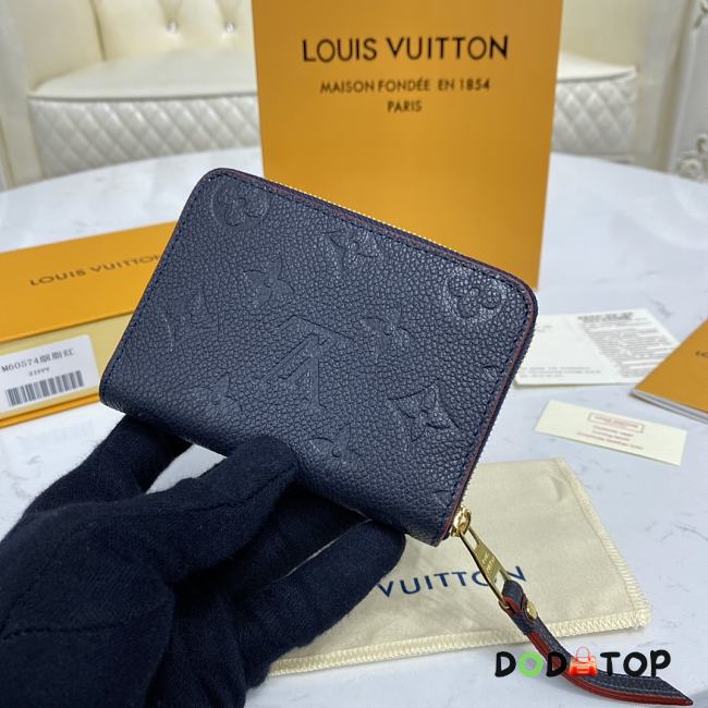 Louis Vuitton LV Zipper Coin Purse M60574 Navy Blue Size 11 x 8 cm - 1