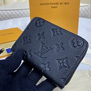 Louis Vuitton LV Zipper Coin Purse M60574 Black Size 11 x 8 cm - 5