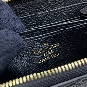 Louis Vuitton LV Zipper Coin Purse M60574 Black Size 11 x 8 cm - 3