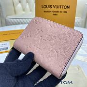 Louis Vuitton LV Zipper Coin Purse M60574 Pink Size 11 x 8 cm - 4