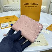 Louis Vuitton LV Zipper Coin Purse M60574 Pink Size 11 x 8 cm - 3