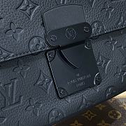 Louis Vuitton LV S-Lock Messenger Taurillon Monogram M45806 Black Size 22 x 18 x 8 cm - 2
