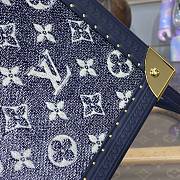 Louis Vuitton LV Valisette Tresor Handbag M20468 Blue Size 22.5 x 16 x 11 cm - 5