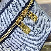 Louis Vuitton LV Micro Vanity Handbag M82467 Blue Size 11 x 10 x 8 cm - 3