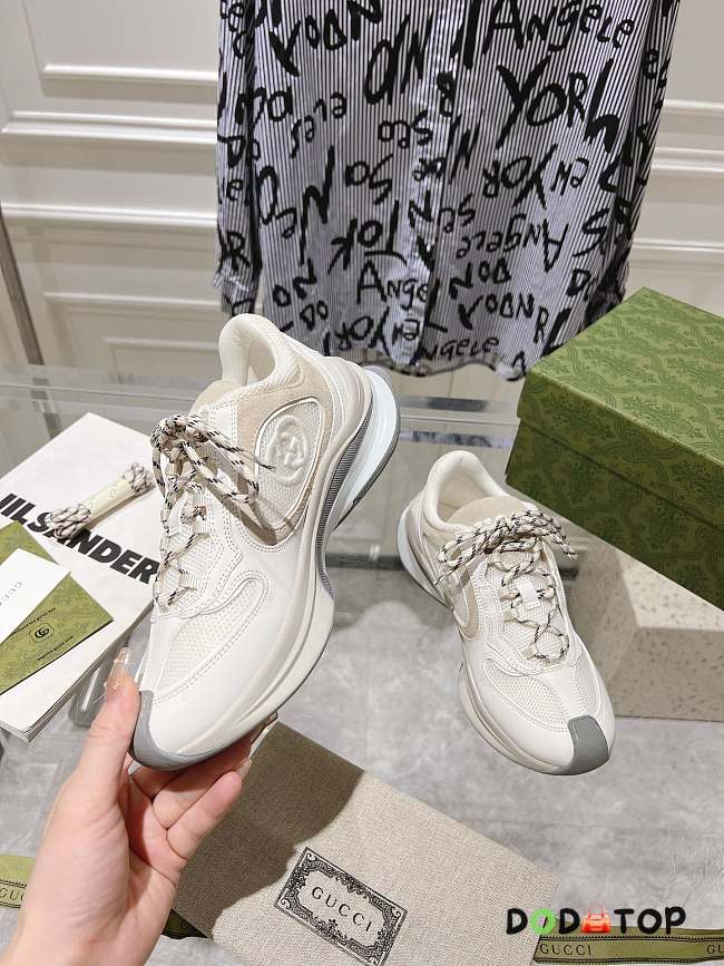 Gucci Run Sneakers White - 1