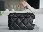 Chanel 19 Handbag Maxi Classic Black Size 25 x 36 x 11 cm - 4