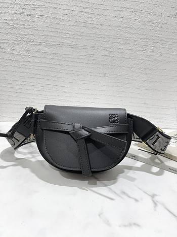 Loewe Mini Gate Dual Bag Black Size 15 x 12.5 x 9.5 cm