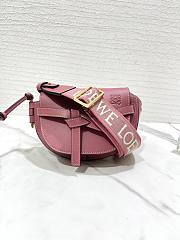 Loewe Mini Gate Dual Bag Pink Size 15 x 12.5 x 9.5 cm - 2