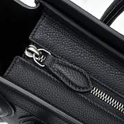 Celine Luggage Nano Black Size 20 x 20 x 10 cm - 3
