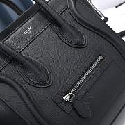 Celine Luggage Nano Black Size 20 x 20 x 10 cm - 2