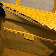 Celine Luggage Nano Yellow Size 20 x 20 x 10 cm - 3