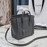 Celine Luggage Nano Grey Size 20 x 20 x 10 cm - 4