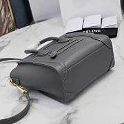 Celine Luggage Nano Grey Size 20 x 20 x 10 cm - 2