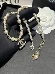 Chanel New Pearl Star Rhinestone Necklace - 4