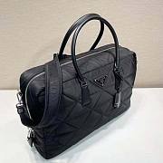 Prada Quilted Re-Nylon Travel Bag Size 30.5 x 15 x 45 cm - 3