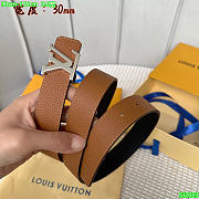 Louis Vuitton LV Initials 30MM Reversible Belt Black/Brown - 2