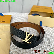 Louis Vuitton LV Initials 30MM Reversible Belt Black/Brown - 3