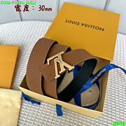 Louis Vuitton LV Initials 30MM Reversible Belt Black/Brown - 4