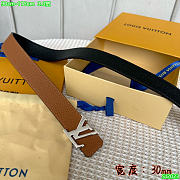 Louis Vuitton LV Initials 30MM Reversible Belt Black/Brown - 5