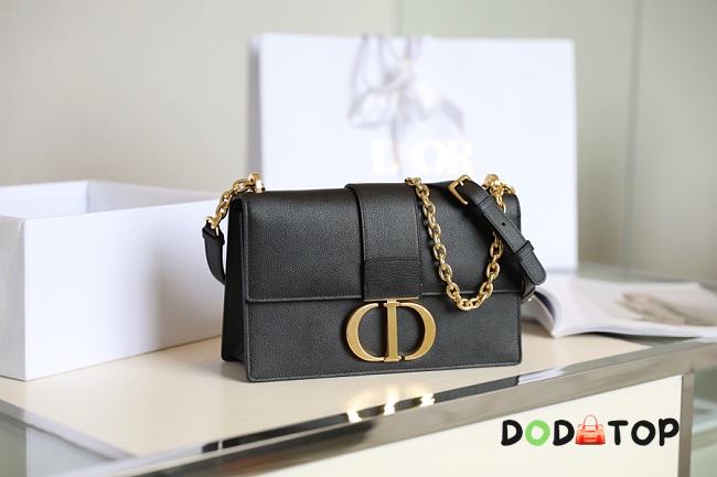 Dior Montaigne 30 Palm Chain Bag Black Size 24 x 17 x 8 cm - 1