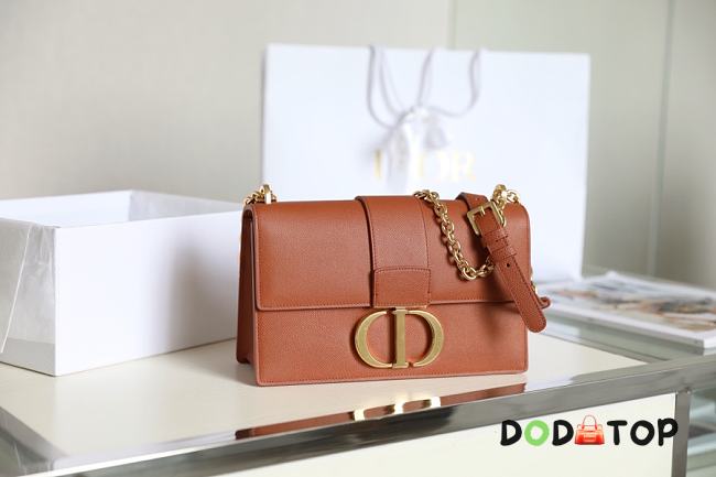 Dior Montaigne 30 Palm Chain Bag Brown Size 24 x 17 x 8 cm - 1