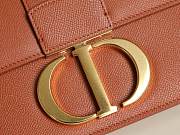 Dior Montaigne 30 Palm Chain Bag Brown Size 24 x 17 x 8 cm - 5