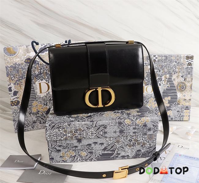 Dior Montaigne 30 Flap Bag Black Size 24 x 17 x 8 cm - 1