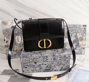 Dior Montaigne 30 Flap Bag Black Size 24 x 17 x 8 cm