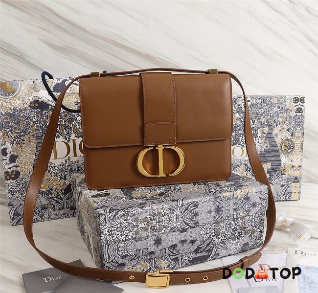 Dior Montaigne 30 Flap Bag Brown Size 24 x 17 x 8 cm - 1