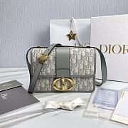 Dior Montaigne 30 Flap Bag Gray Size 24 x 17 x 8 cm - 1