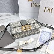 Dior Montaigne 30 Flap Bag Gray Size 24 x 17 x 8 cm - 4