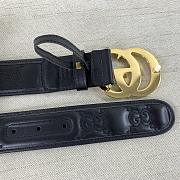 Gucci GG Leather Belt 3.7 cm - 3
