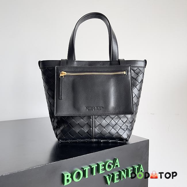Bottega Veneta Tote Black Bag Size 23 x 18 x 15 cm - 1