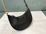 Valentino Underarm Moon Bag Black Size 20 x 12 x 4 cm - 3